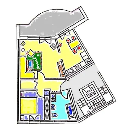 Waldschlosschen 7 Апартаменты *
